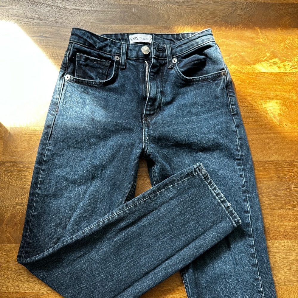 Classic Blue Straight Leg Jeans